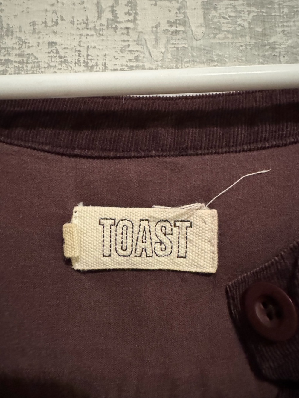 TOAST brown Button-Front Tunic - Picture 3 of 3